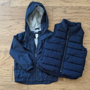 GAP Toddler Jacket + Vest Bundle